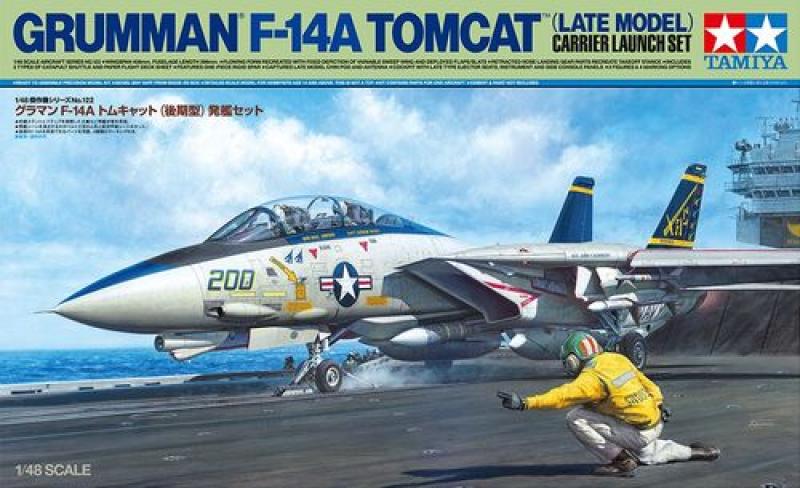 Tamiya Grumman F-14A Tomcat late model carrier launch